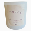 Zealous & Co Lemongrass & Lime Candle - 300g