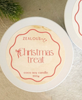 Zealous & Co Christmas Treat Candle - 200g tin