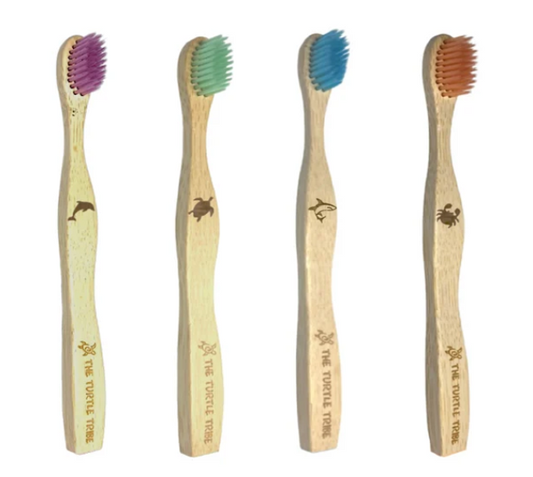 Turtle Tribe Kids Bamboo Toothbrush