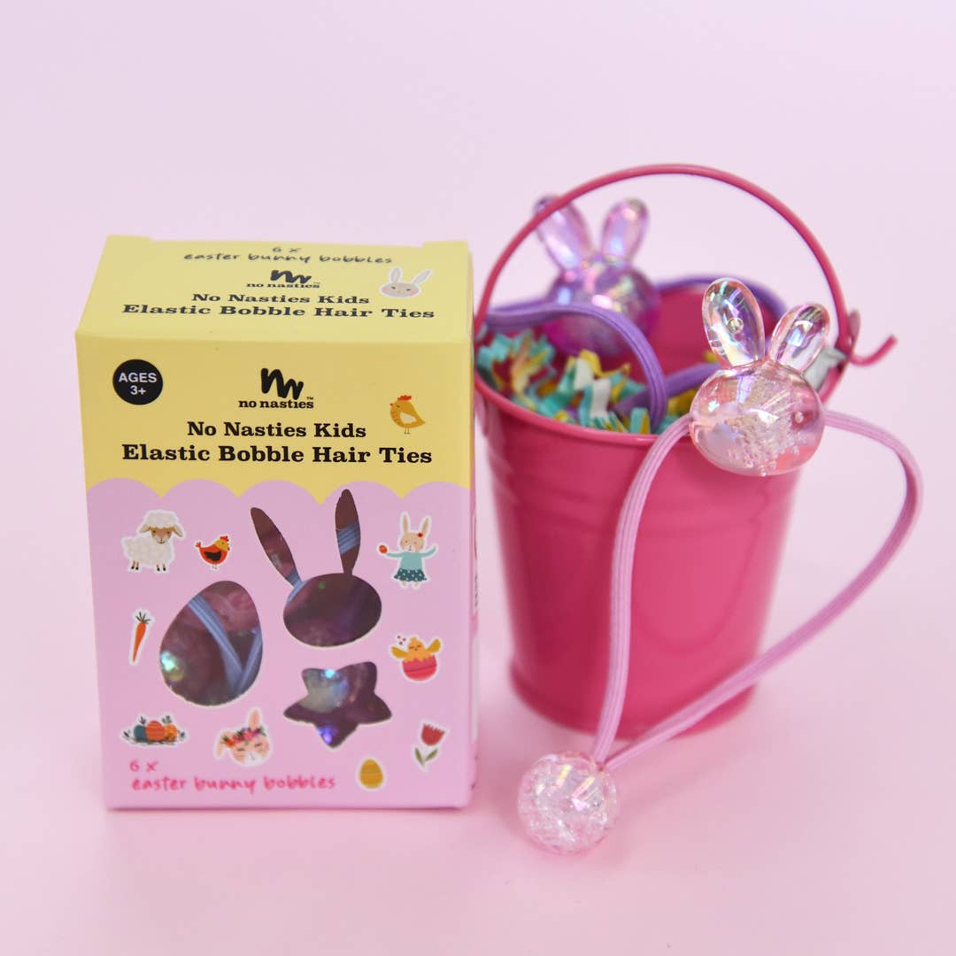 No Nasties Bunny Bobbles Elastics Set