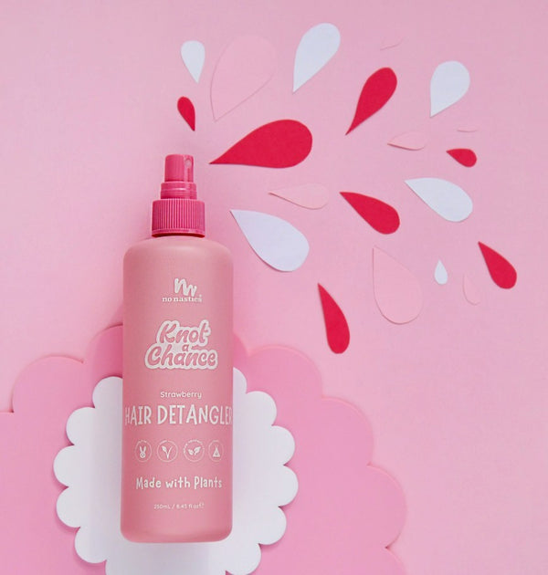 No Nasties Natural Plant Based Hair Detangler in Strawberry