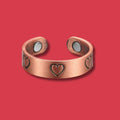 A Better Pure Copper Magnetic Therapy Ring - Hearts