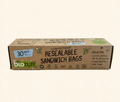 Biotuff Resealable Sandwich ZipLock Bags- Small