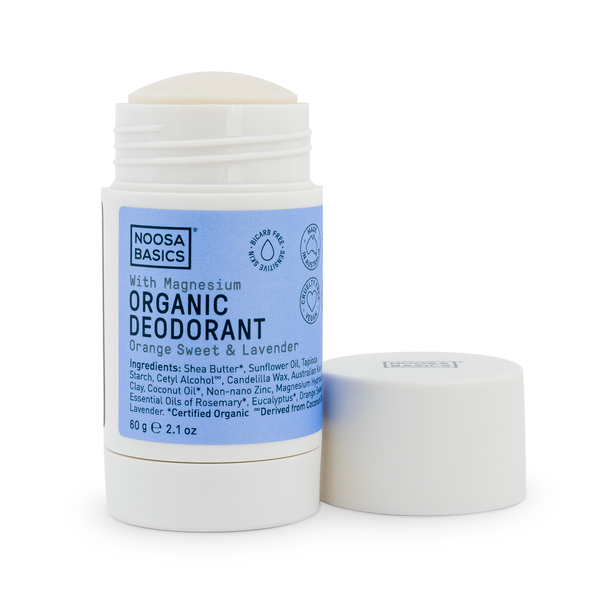 Noosa Basics Deodorant Stick - Sweet Orange & Lavender
