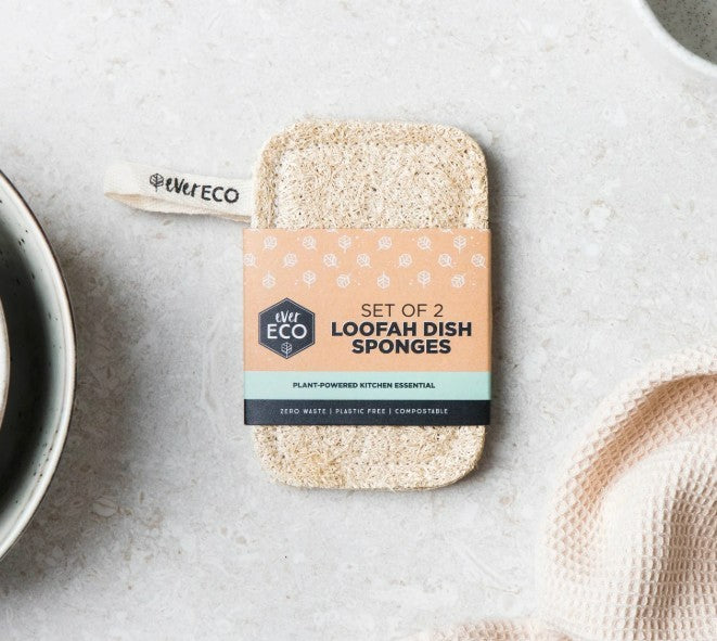 Ever Eco Loofah Dish Sponges 2pack
