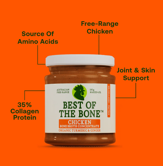 Best of the Bone Chicken Bone Broth Concentrate - Turmeric & Ginger