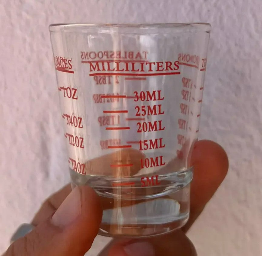 SOL MEDICINALS 30ml Glass Measuring Cup