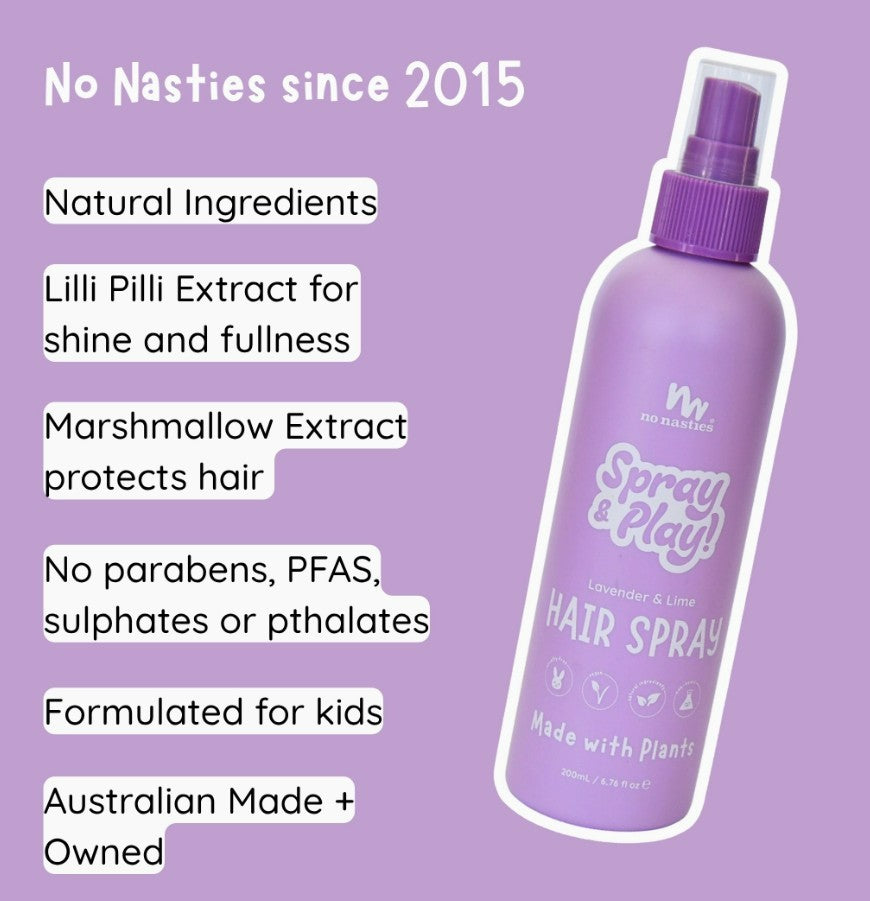 No Nasties Natural Alcohol Free Hair Spray
