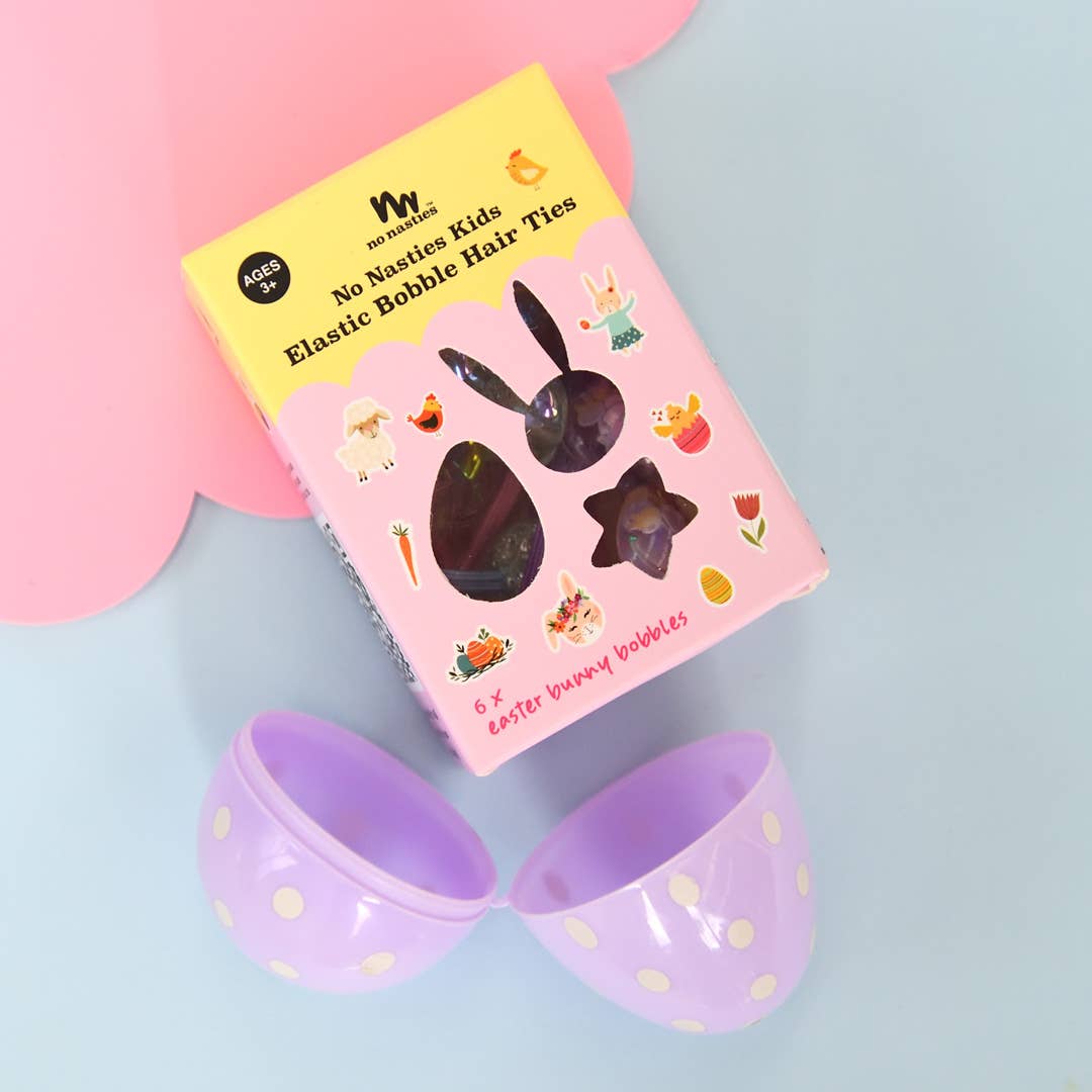 No Nasties Bunny Bobbles Elastics Set