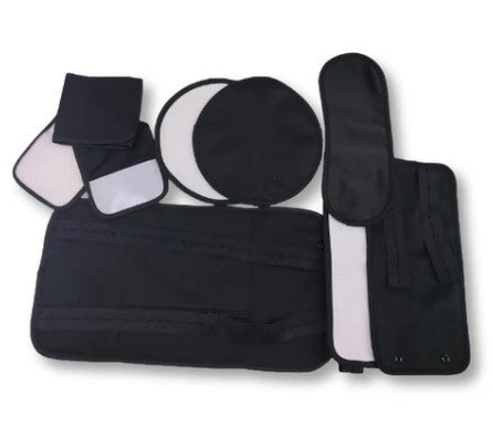A Better 8 Piece Organic Cotton Castor Oil Wraps Pack