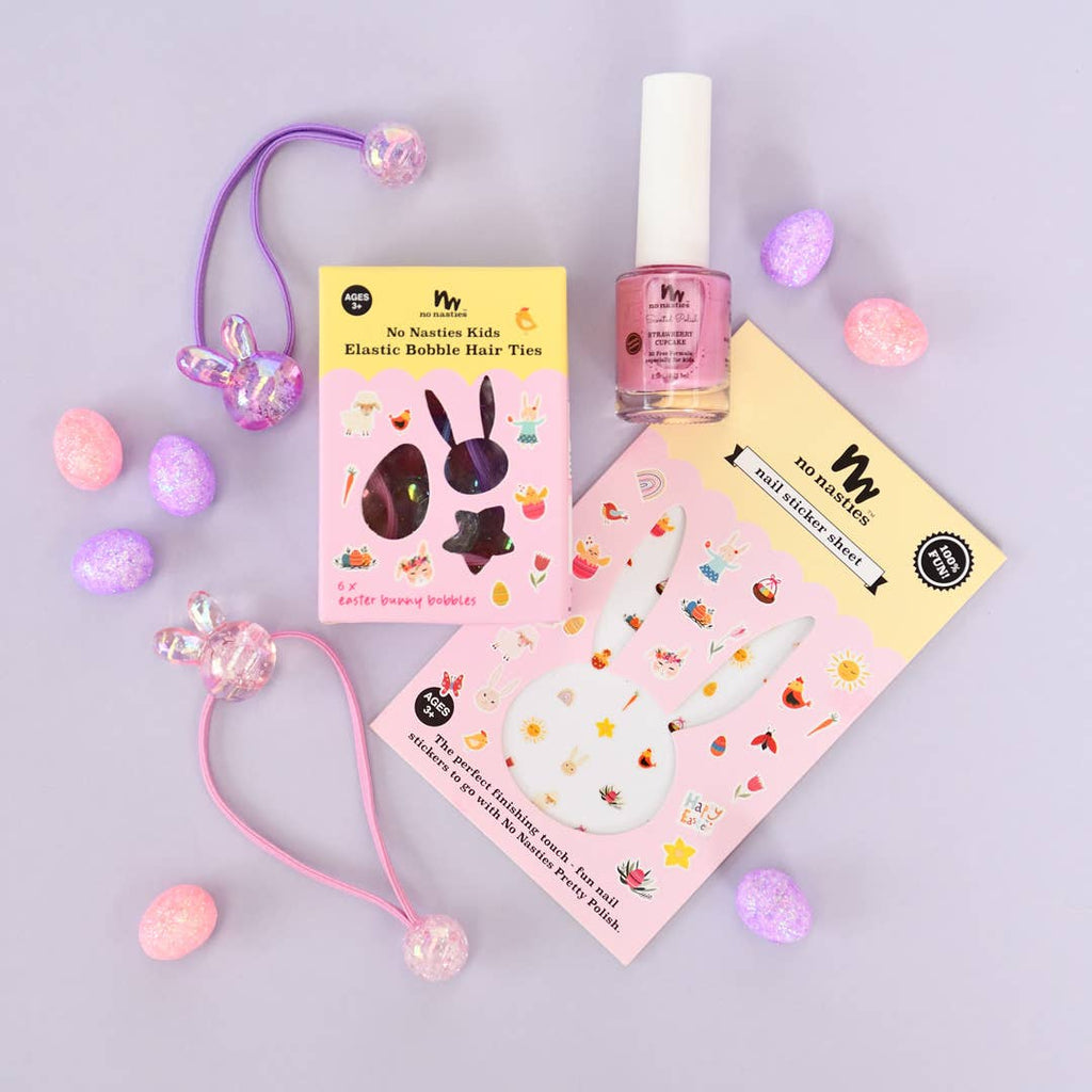 No Nasties Bunny Bobbles Elastics Set