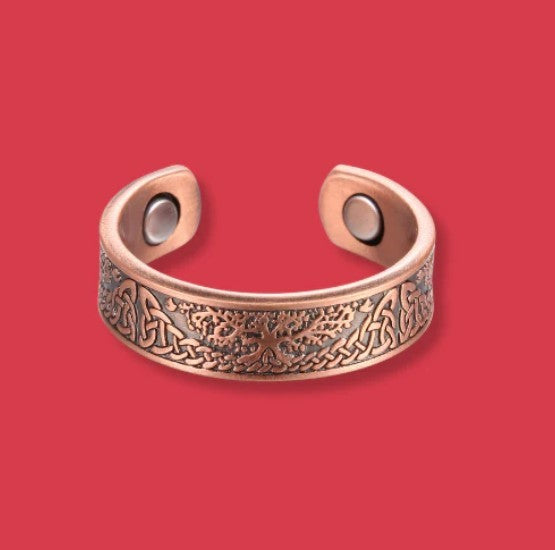A Better Pure Copper Magnetic Therapy Ring - Tree Of Life