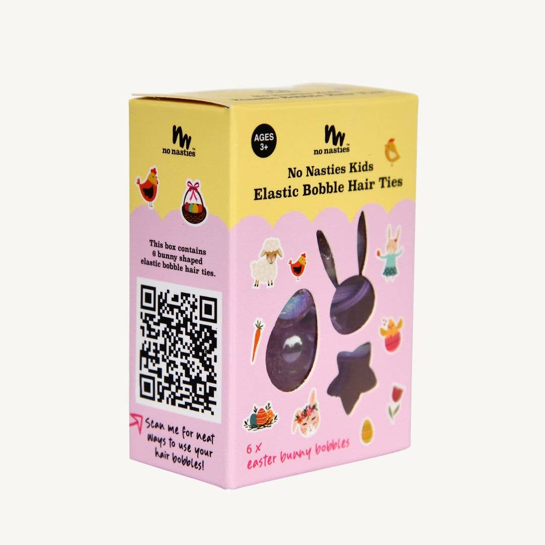 No Nasties Bunny Bobbles Elastics Set