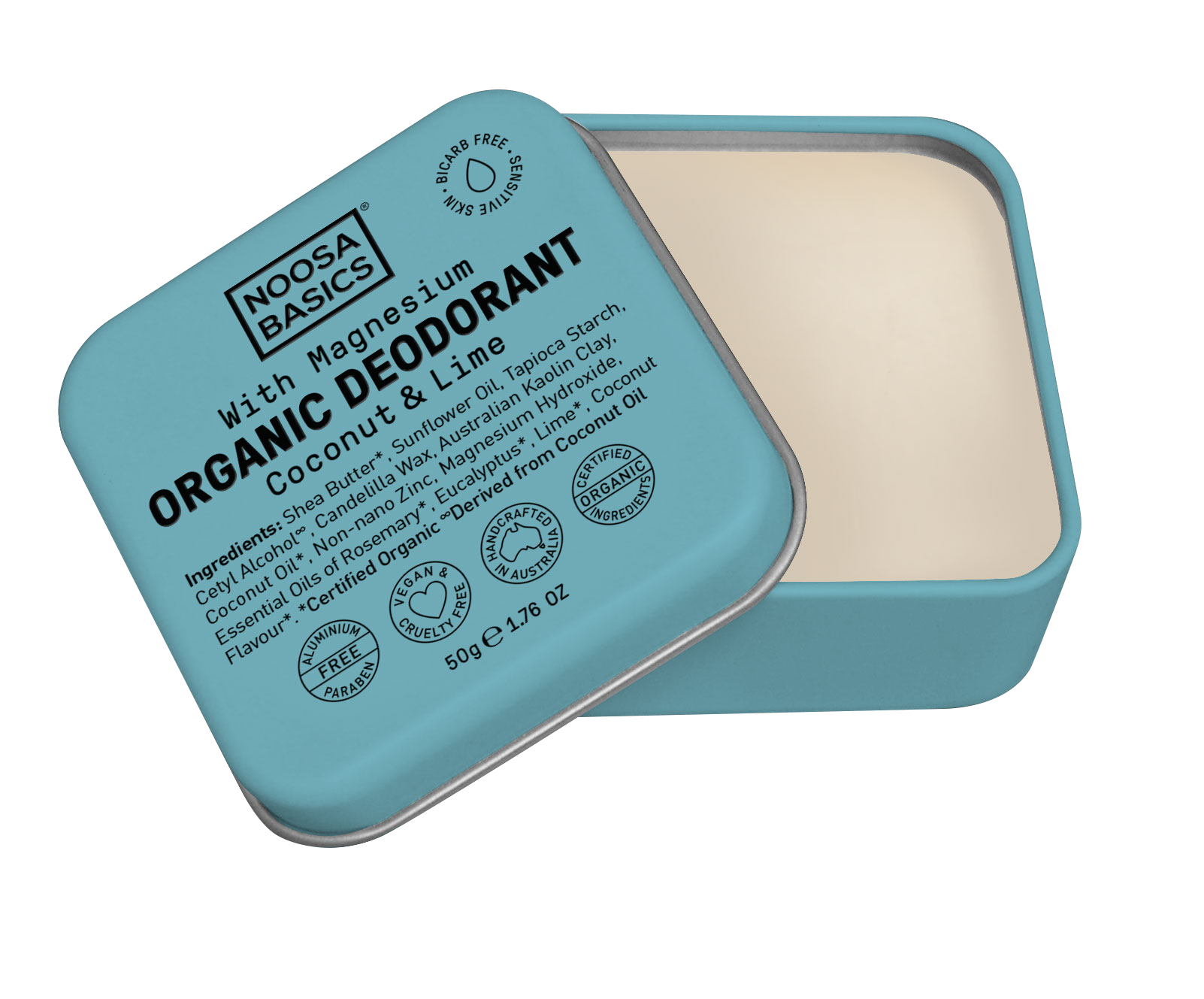 Noosa Basics Deodorant Tin - Coconut & Lime