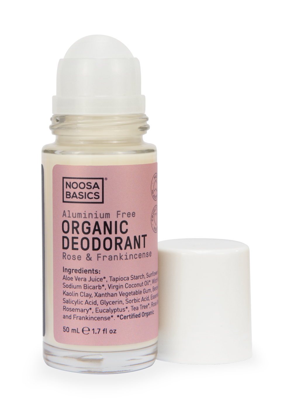 Noosa Basics Roll On Deodorant - Rose & Frankincense