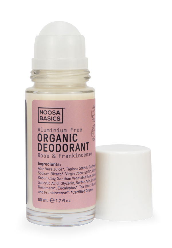 Noosa Basics Roll On Deodorant - Rose & Frankincense
