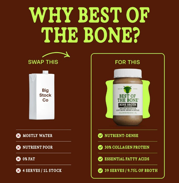 Best Of The Bone Mushroom Broth