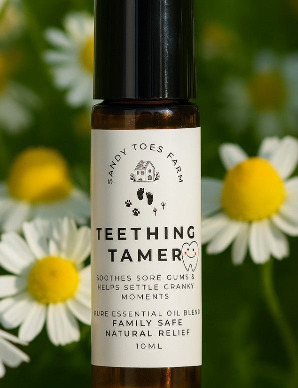 Sandy Toes Farm Teething Tamer - Essential Oil Roller