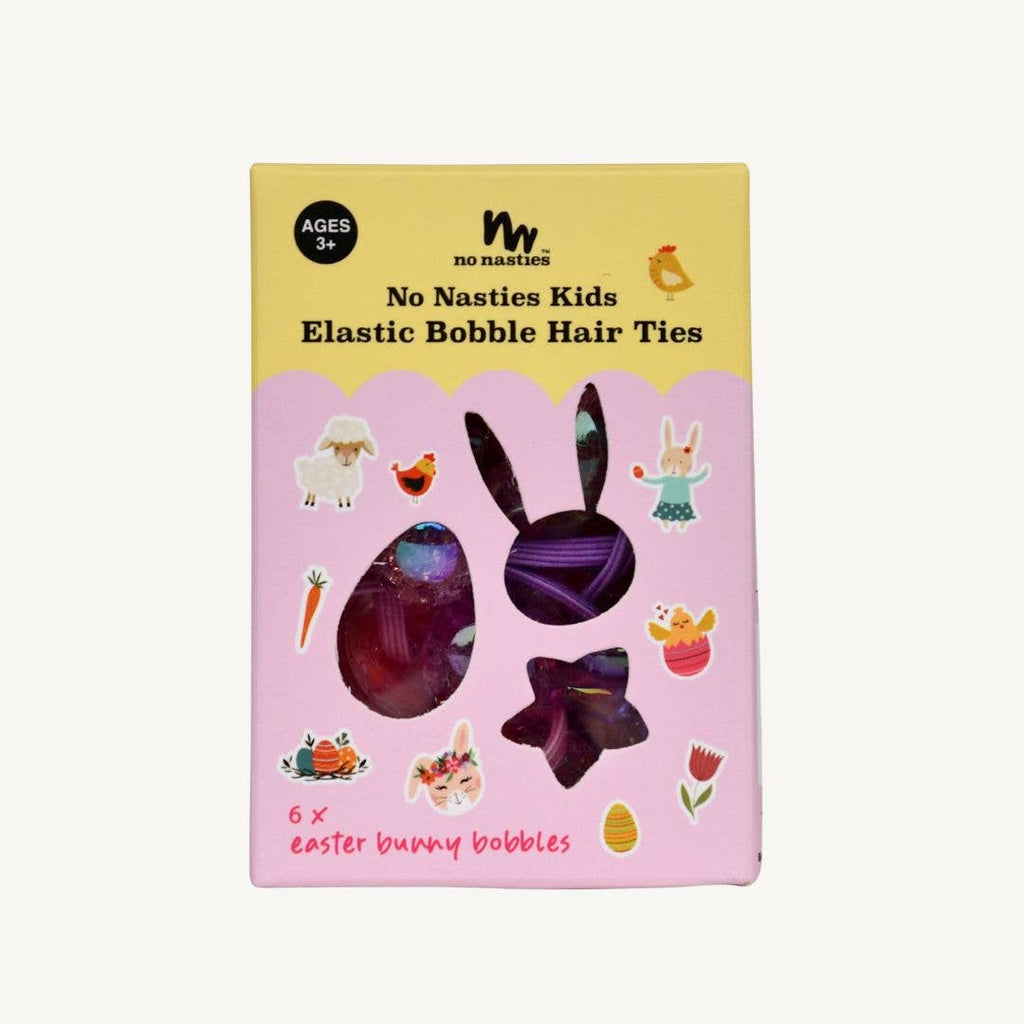 No Nasties Bunny Bobbles Elastics Set