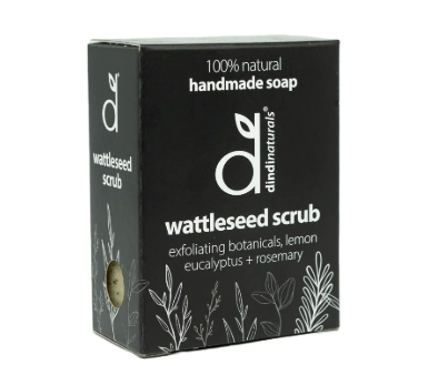 Dindi Naturals Wattleseed Scrub Soap