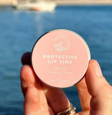 SunButter SPF15 Protective Lip Zinc - Protea Tint