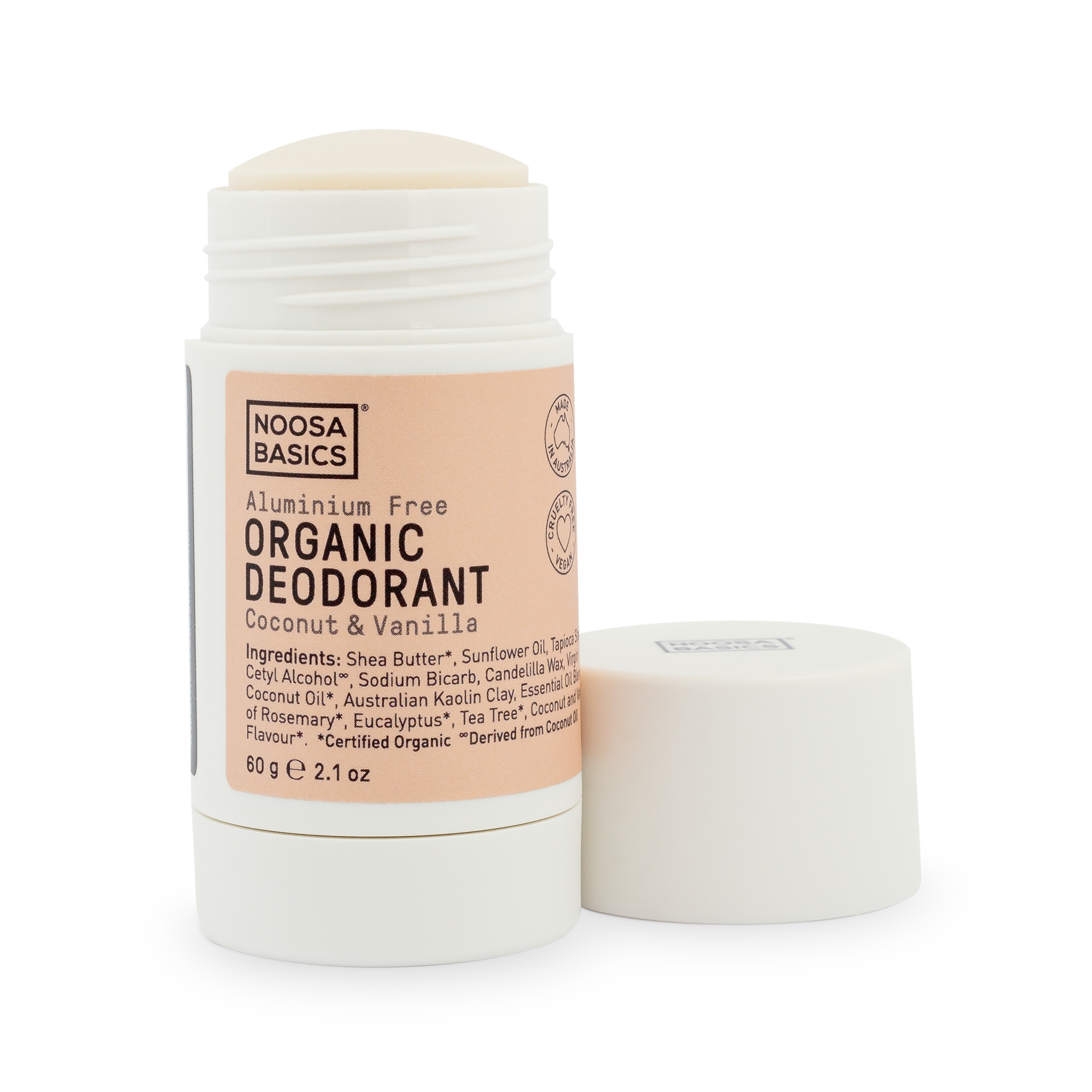 Noosa Basics Deodorant Stick - Coconut & Vanilla